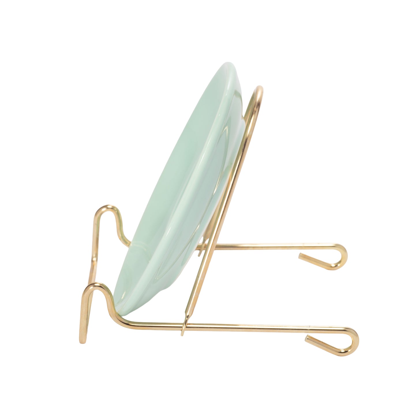 4 Inch Adjustable Wire Stands - Brass Finish Display Holder for Picture Frames, - detail