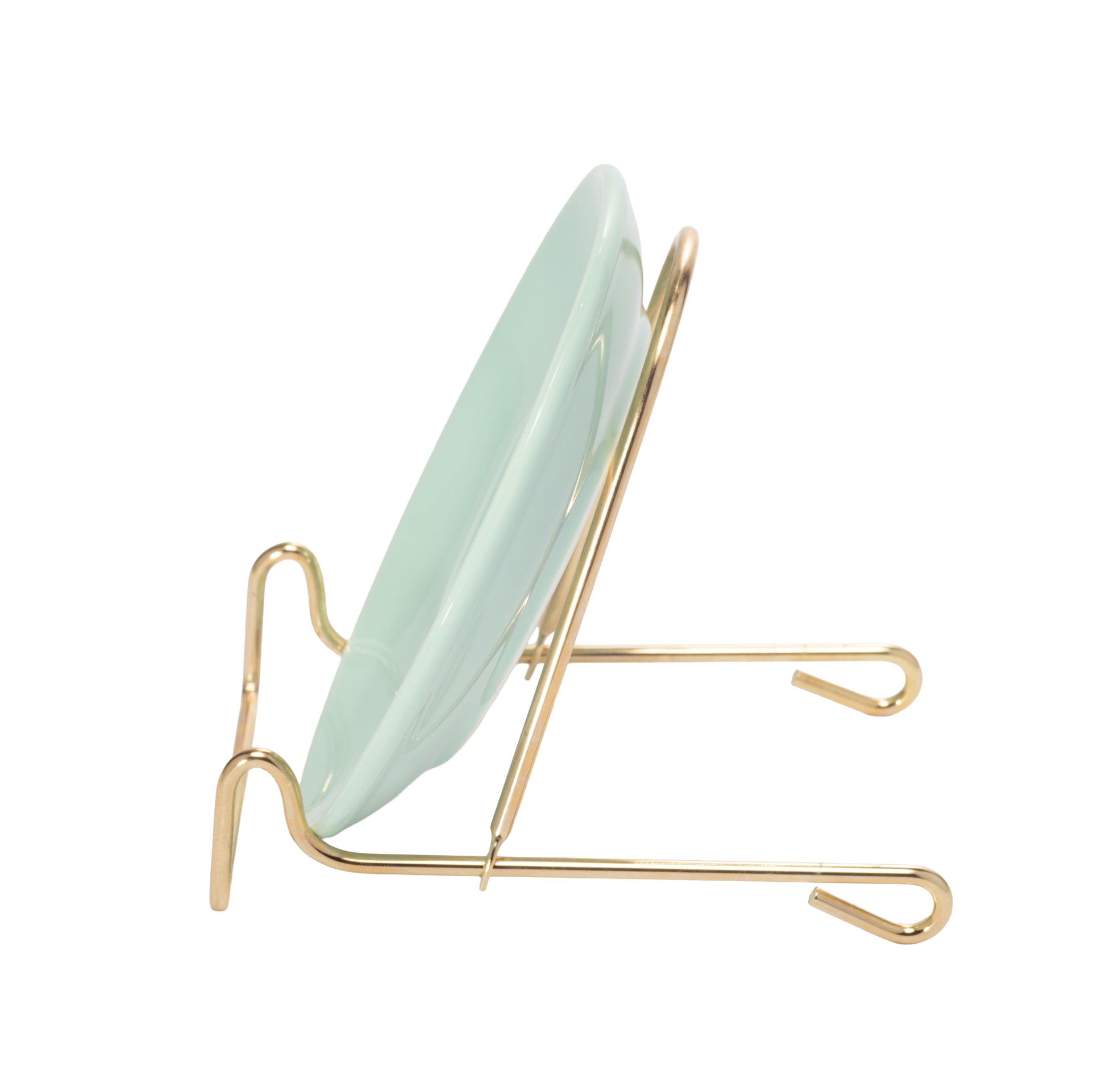 4 Inch Adjustable Wire Stands - Brass Finish Display Holder for Picture Frames, - detail