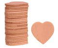 Creative Hobbies 25 Pack of 1.5 Inch Unfinished Wooden Heart Shape Cutouts, DIY Ready to Paint or Decorate Wood Slices, Wedding Table Scatter Decoration or Guestbook Hearts