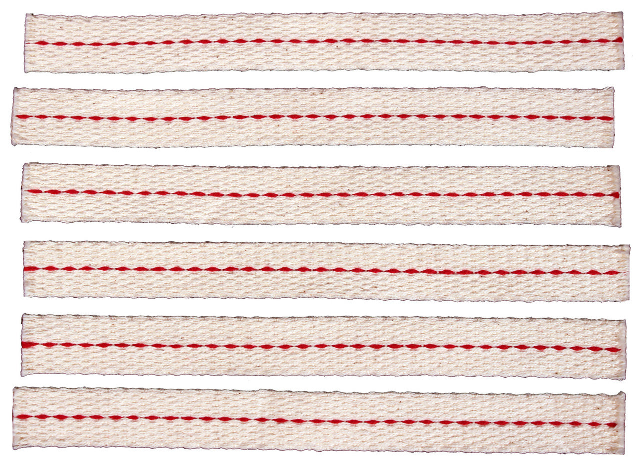 3/4" Inch x 8 Inch Flat Cotton Oil Lantern or Oil Lamp Replacement Wicks -6 Pack