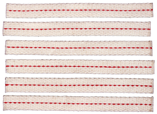 3/4" Inch x 8 Inch Flat Cotton Oil Lantern or Oil Lamp Replacement Wicks -6 Pack