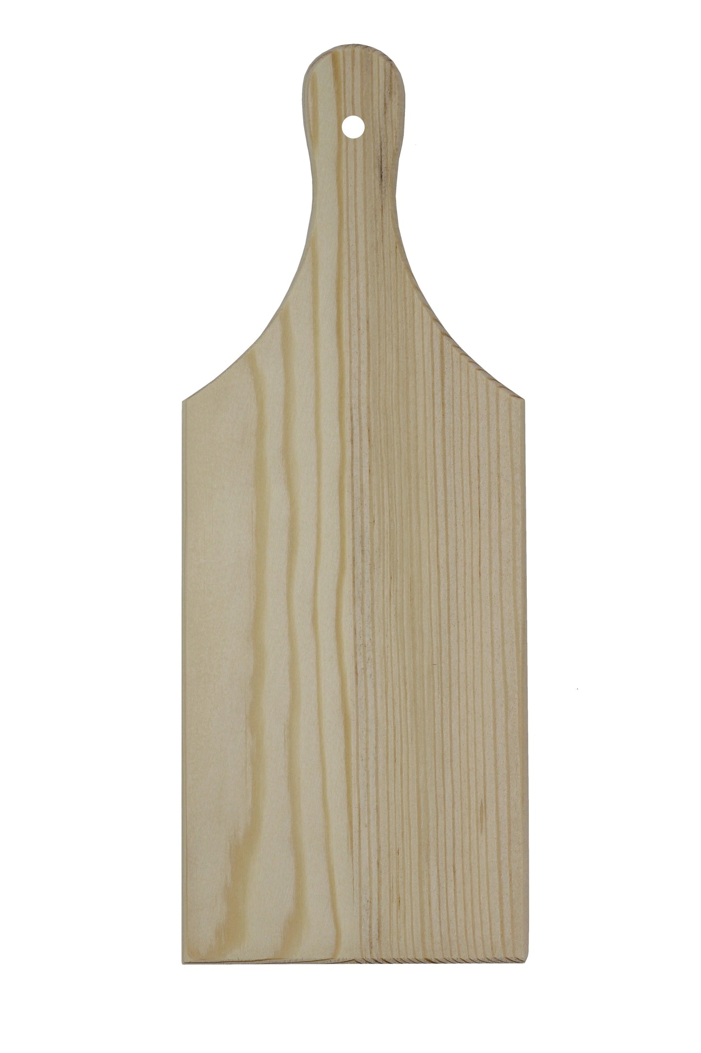 Creative Hobbies Small Unfinished Wooden Cutting Boards for Decorating and - side view
