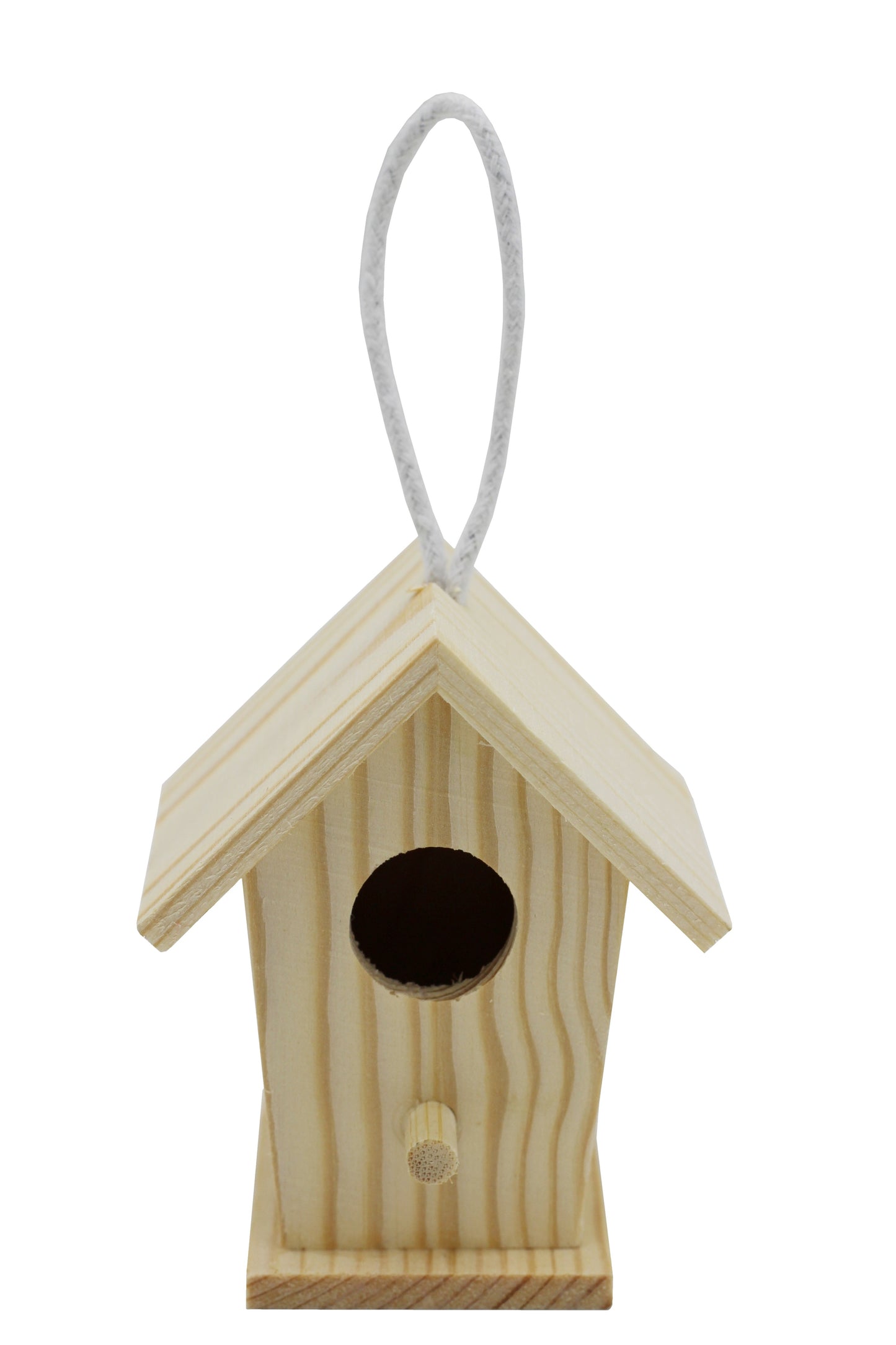 12-Pack Mini Wooden Bird Houses to Paint, Unfinished DIY Design Your Own Great - view 5