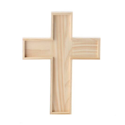 Unfinished Wooden Crosses for Painting and Crafting