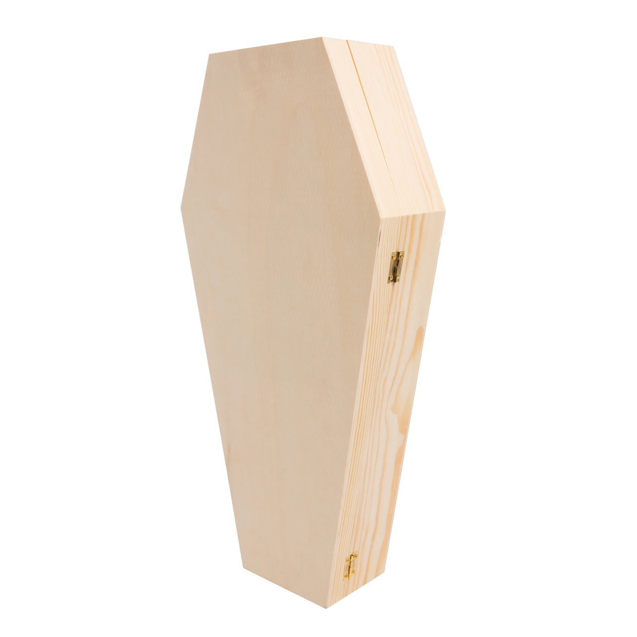Creative Hobbies Large 18 Inch Halloween Coffin Box - Fillable Hinged Box for - close-up