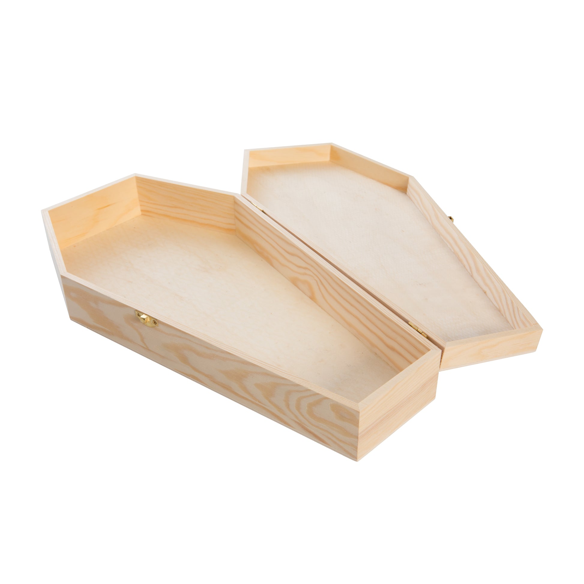 Creative Hobbies Large 18 Inch Halloween Coffin Box - Fillable Hinged Box for - view 5