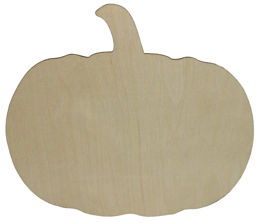 Large 12 Inch Wood Pumpkin Cutout Shapes, 12 x 10.5 Inch DIY Ready to Paint or - wooden, for craft
