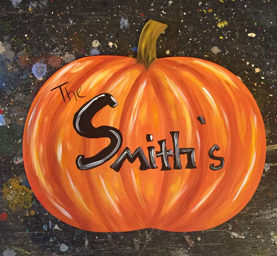 Large 12 Inch Wood Pumpkin Cutout Shapes, 12 x 10.5 Inch DIY Ready to Paint or - detail