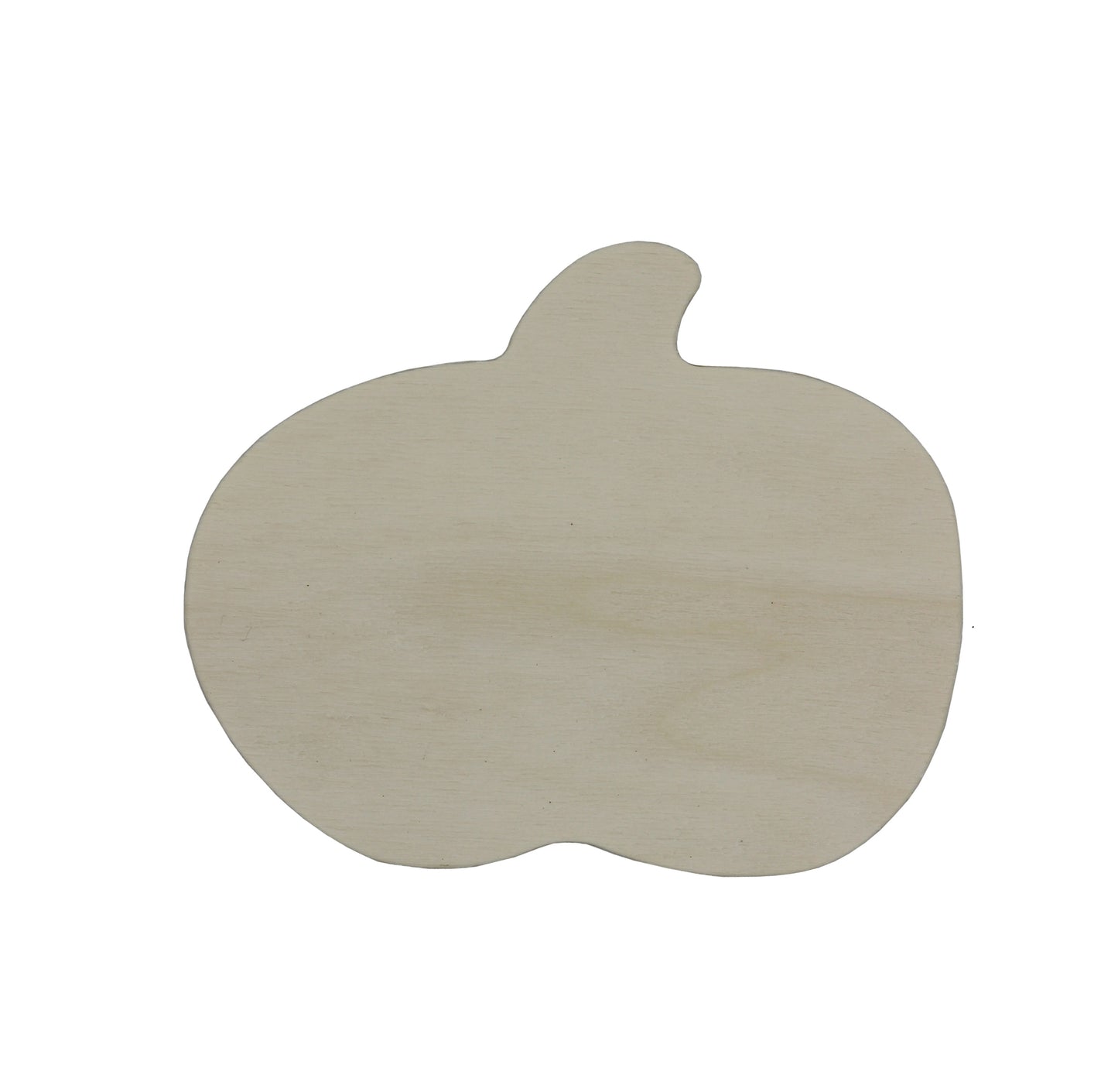 Creative Hobbies Unfinished Wood Pumpkin Cutout Shapes, Ready to Paint or - side view