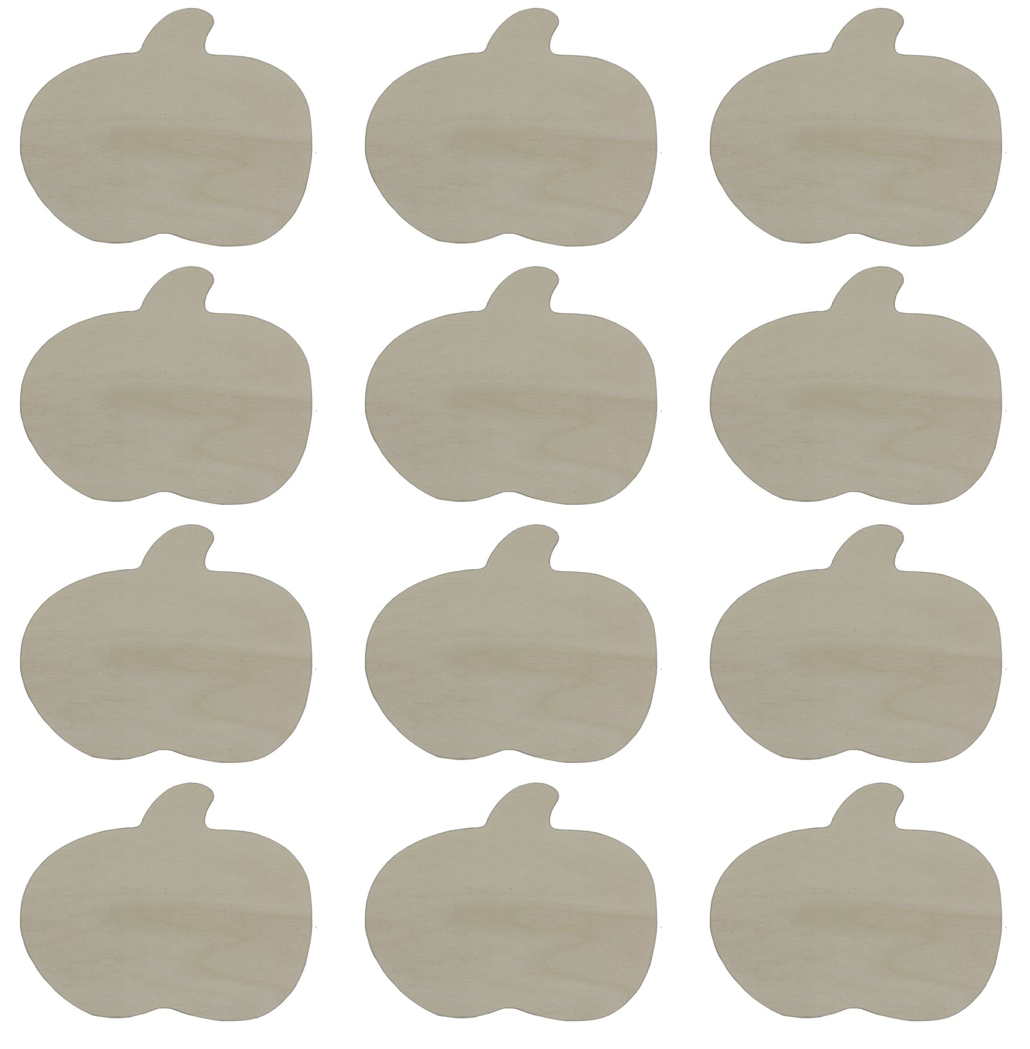 Creative Hobbies Unfinished Wood Pumpkin Cutout Shapes, Ready to Paint or - for craft
