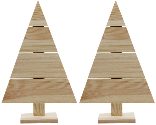Standing Wood Pallet Christmas Tree, 14.5" x 9.5", Rustic Farmhouse Decoration, - for diy