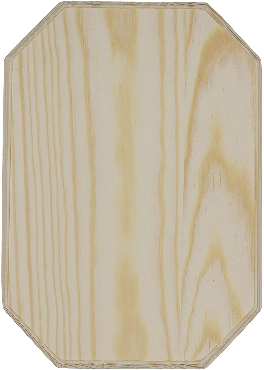 Creative Hobbies® Unfinished Wood Plaques For Crafts, 6.5 Inch x 4.5 Inch, 4 - close-up