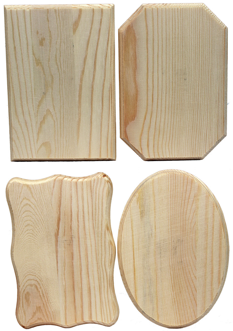 Creative Hobbies® Unfinished Wood Plaques For Crafts, 6.5 Inch x 4.5 Inch, 4 - view 5