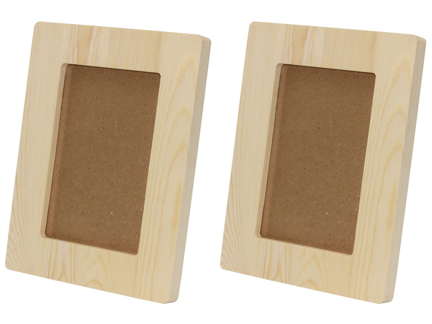 Creative Hobbies Unfinished Wood Sanded Curve Picture Frame, Paint or Decorate - glass, for diy