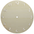 Clock Face for Crafts, DIY Unfinished Wood Clock Face Blank, 9" Round with Laser Cut Arabic Numerals, Make Your Own Clock