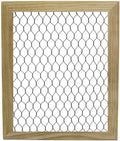 2 Pack -Wood Chicken Wire Frames  - DIY Ready to Decorate, Add Photos, Collages, Jewelry and More - Measures 9.5" x 11.5" Inside 8"x10"