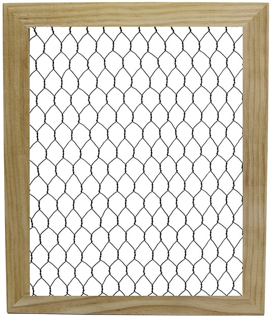 2 Pack -Wood Chicken Wire Frames  - DIY Ready to Decorate, Add Photos,