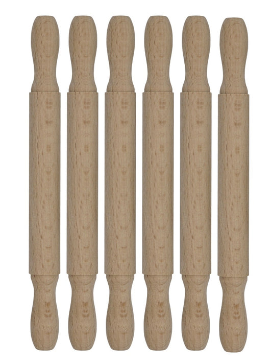 Mini Wooden Rolling Pin, Perfect for Clay, Playdoh, Kids Crafts, Pizza Parties
