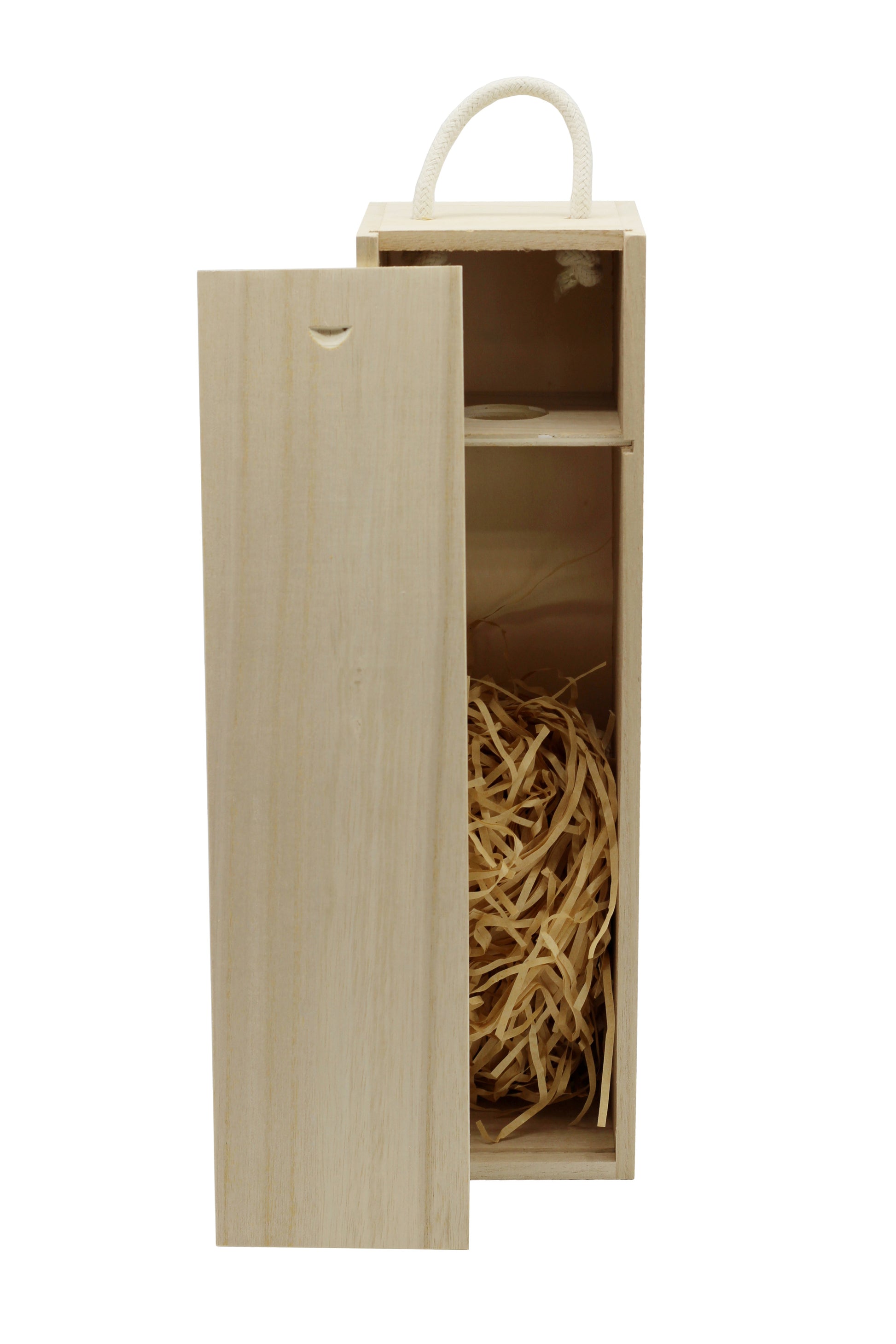 24 Pack - Wooden Wine, Liquor Bottle Box, Single Wine Bottle Wood Storage Gift - detail