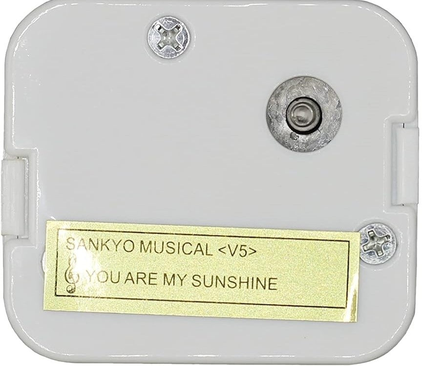 Creative Hobbies 18 Note Wind up Music Box Musical Movement - Plays You are My - detail