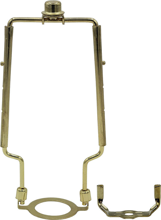 Adjustable Lamp Harp 8" 9" 10" Includes Regular Base and Uno Base and Finial