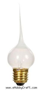 7194WSA Large Medium Base Silicone Light Bulbs, 7.5 Watt, E26 Edison Base, - side view