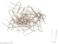 High Temperature Nichrome U Hooks for Ceramics and Glass Fusing - 50 Pack