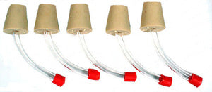 Hummingbird Feeder Stopper Tube Inserts -Make Your Own Feeders!  Pack of 5 - for craft