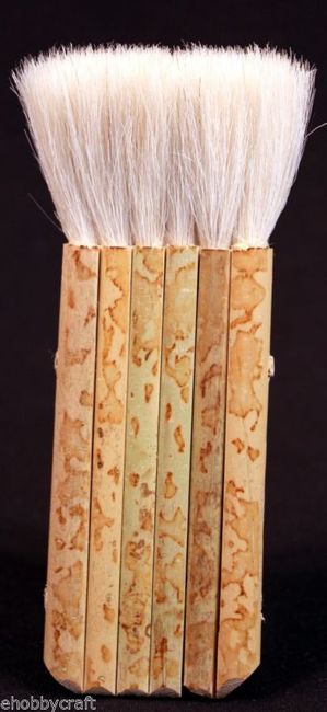 1 7/8" Hake Blender Brush For Watercolor, Wash, Ceramic & Pottery Painting