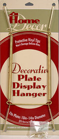 DELUXE PLATE DISPLAY HANGERS w/FREE HOOKS 10-14"~12 PCS