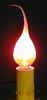 6-Pack, Silicone Dipped Candle Light Bulbs, 7 Watt, Longer Life Country Style, - detail