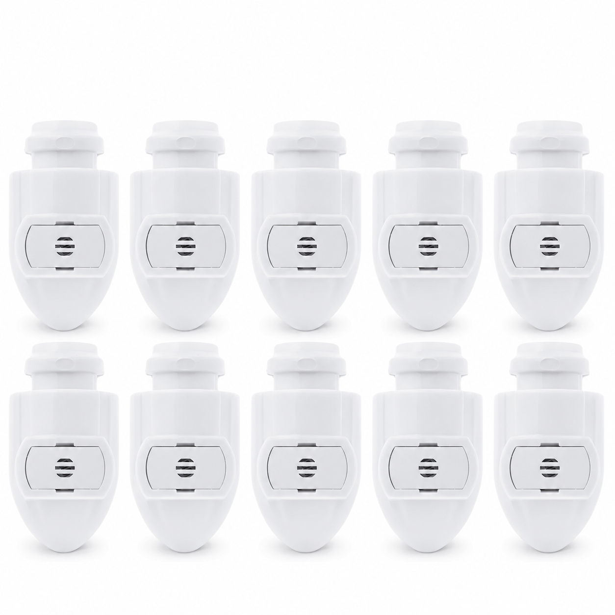 White Auto On Sensor Plug in Night Light Module - Great for Making Your Own Decorative Night Lights | 100 Pack
