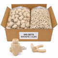 500 Count of Night Lights with Clips - (White or Ivory)