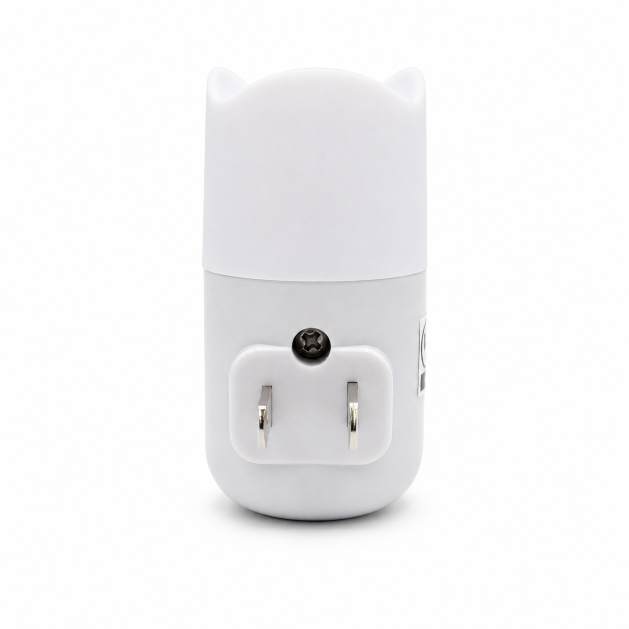 LED Candle Night Light, Orange Glow, White Body with On/Off Switch