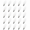 Creative Hobbies C7 Clear Night Light Bulbs 7W 120V E12 - 25 Pack
