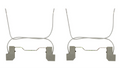 Creative Hobbies 118mm R7s Halogen Sockets with Brackets 2 Pack